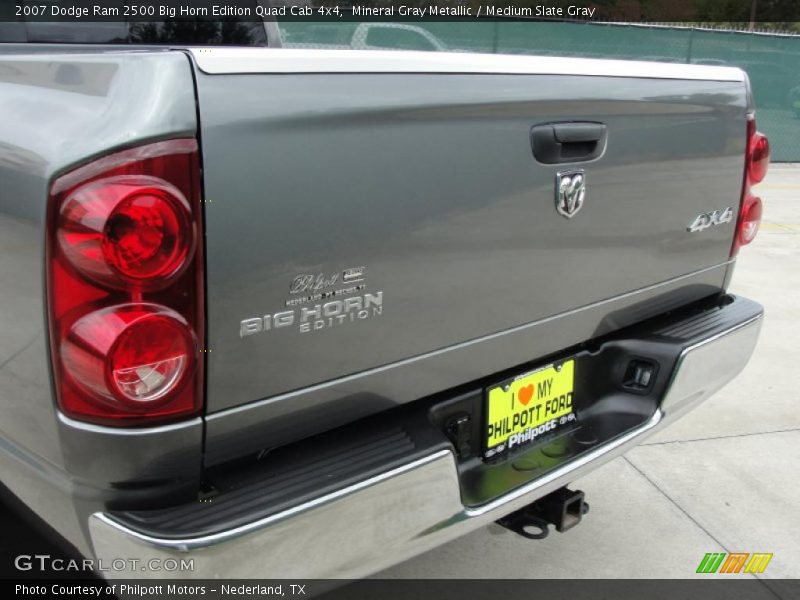 Mineral Gray Metallic / Medium Slate Gray 2007 Dodge Ram 2500 Big Horn Edition Quad Cab 4x4