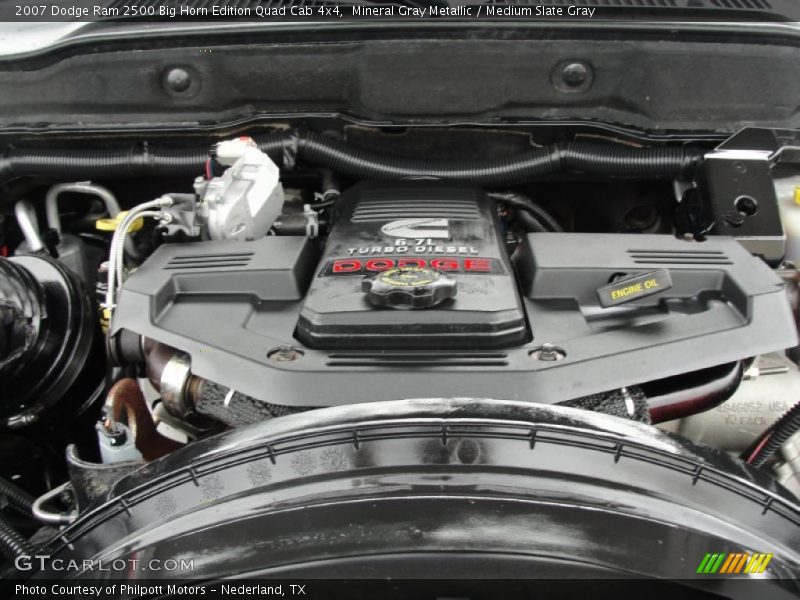  2007 Ram 2500 Big Horn Edition Quad Cab 4x4 Engine - 6.7L Cummins Turbo Diesel OHV 24V Inline 6 Cylinder