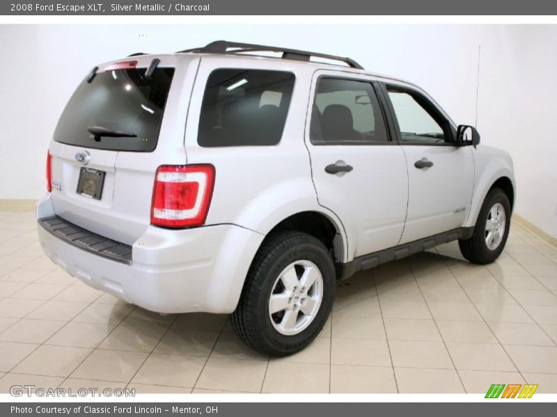 Silver Metallic / Charcoal 2008 Ford Escape XLT