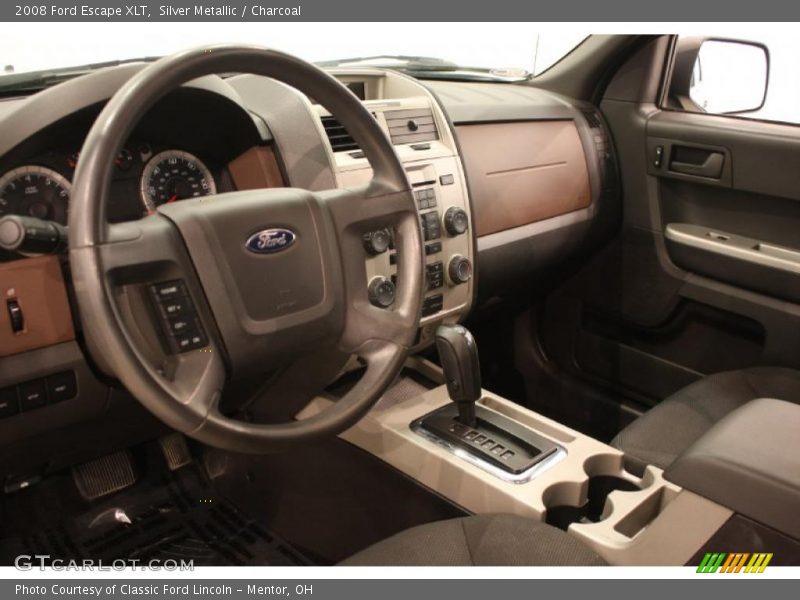 Silver Metallic / Charcoal 2008 Ford Escape XLT