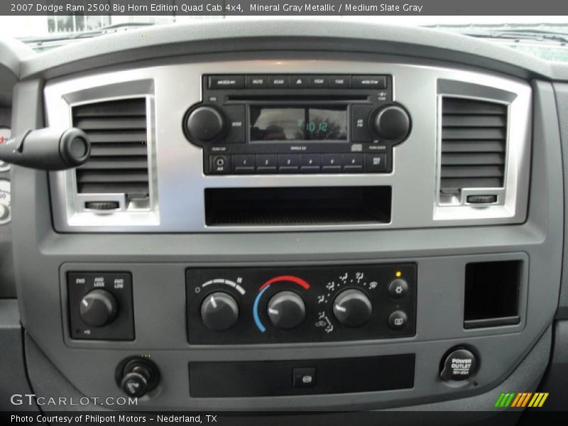 Controls of 2007 Ram 2500 Big Horn Edition Quad Cab 4x4