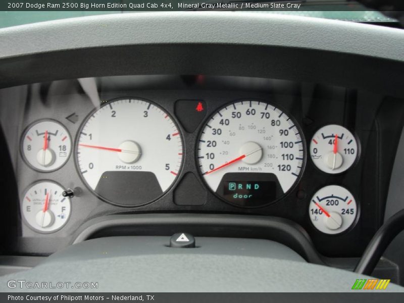  2007 Ram 2500 Big Horn Edition Quad Cab 4x4 Big Horn Edition Quad Cab 4x4 Gauges