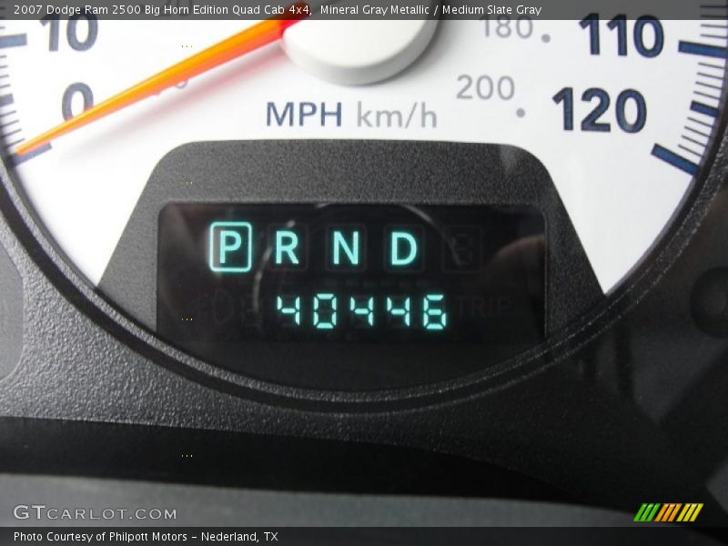 Mineral Gray Metallic / Medium Slate Gray 2007 Dodge Ram 2500 Big Horn Edition Quad Cab 4x4