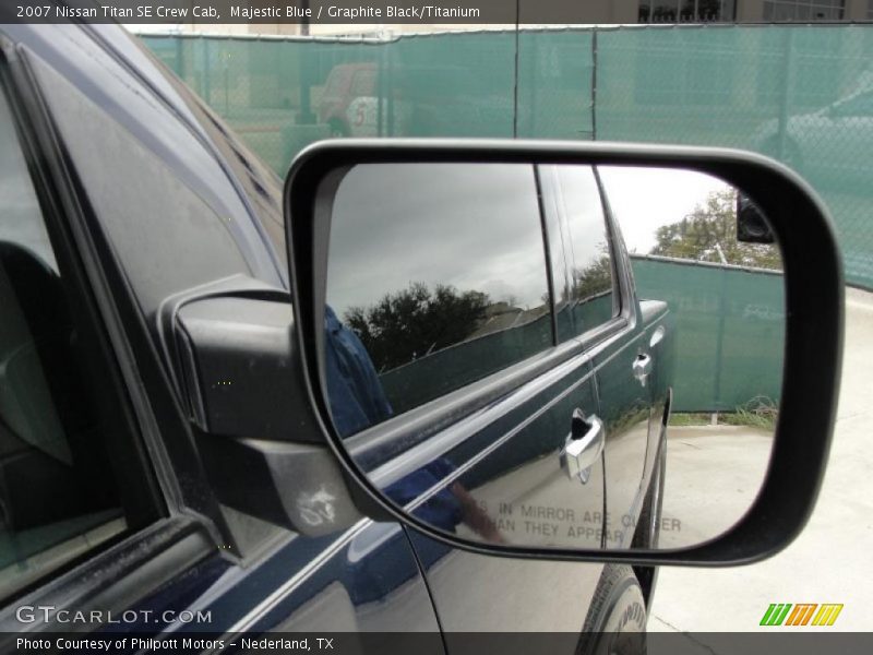 Majestic Blue / Graphite Black/Titanium 2007 Nissan Titan SE Crew Cab