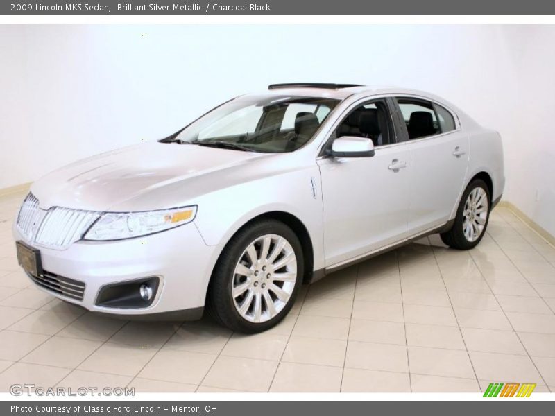 Brilliant Silver Metallic / Charcoal Black 2009 Lincoln MKS Sedan