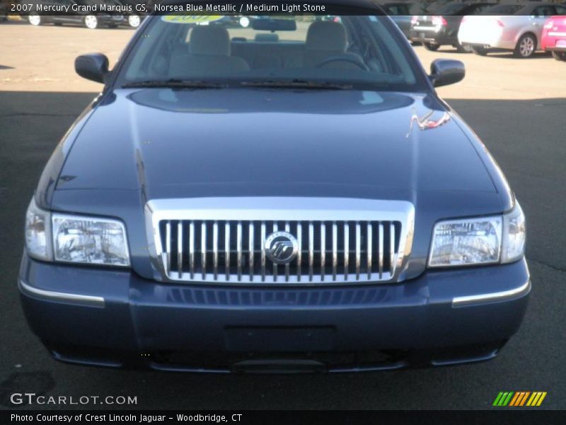 Norsea Blue Metallic / Medium Light Stone 2007 Mercury Grand Marquis GS