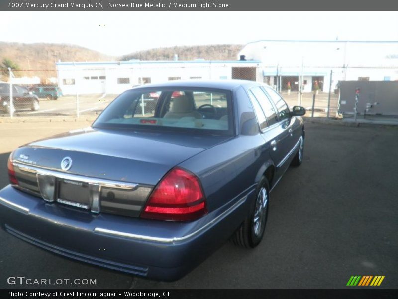 Norsea Blue Metallic / Medium Light Stone 2007 Mercury Grand Marquis GS