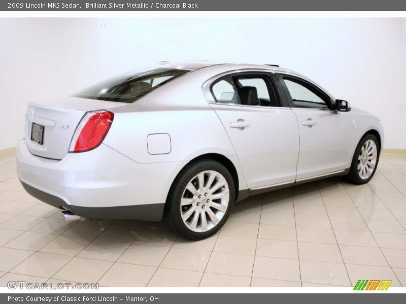 Brilliant Silver Metallic / Charcoal Black 2009 Lincoln MKS Sedan