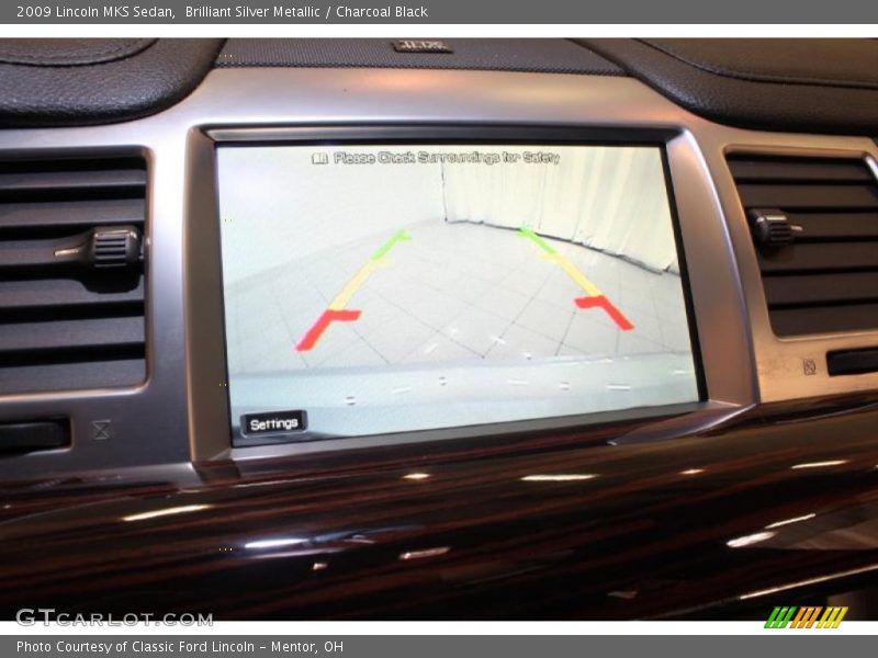 Brilliant Silver Metallic / Charcoal Black 2009 Lincoln MKS Sedan