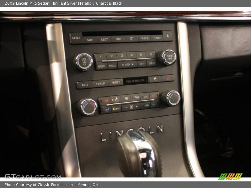 Brilliant Silver Metallic / Charcoal Black 2009 Lincoln MKS Sedan
