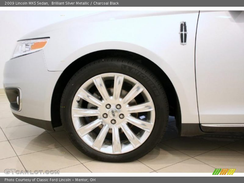 Brilliant Silver Metallic / Charcoal Black 2009 Lincoln MKS Sedan