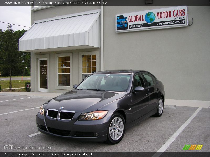 Sparkling Graphite Metallic / Grey 2006 BMW 3 Series 325i Sedan