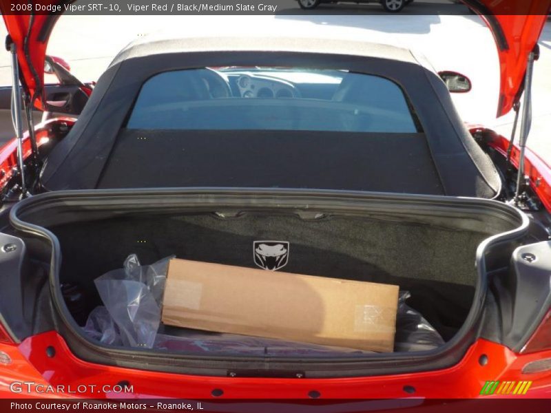  2008 Viper SRT-10 Trunk