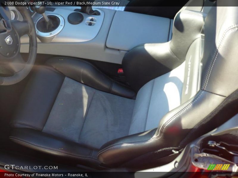  2008 Viper SRT-10 Black/Medium Slate Gray Interior