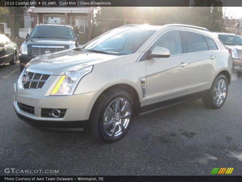 Gold Mist / Shale/Brownstone 2010 Cadillac SRX 4 V6 AWD