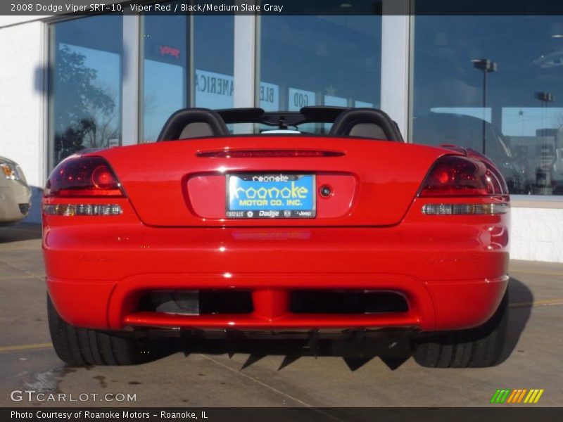 Viper Red / Black/Medium Slate Gray 2008 Dodge Viper SRT-10