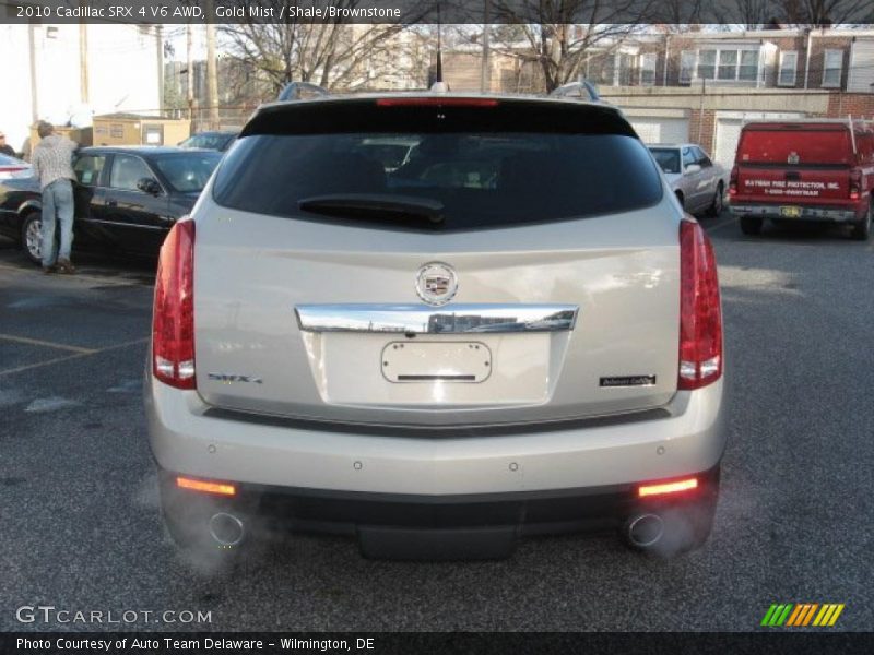 Gold Mist / Shale/Brownstone 2010 Cadillac SRX 4 V6 AWD