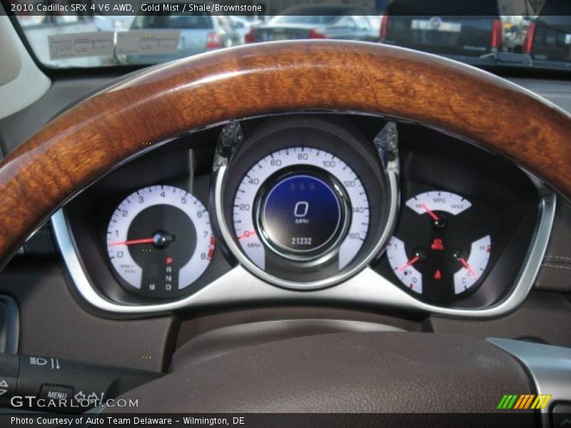 Gold Mist / Shale/Brownstone 2010 Cadillac SRX 4 V6 AWD
