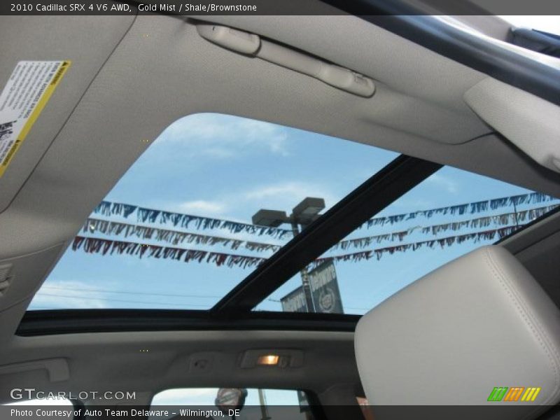 Gold Mist / Shale/Brownstone 2010 Cadillac SRX 4 V6 AWD