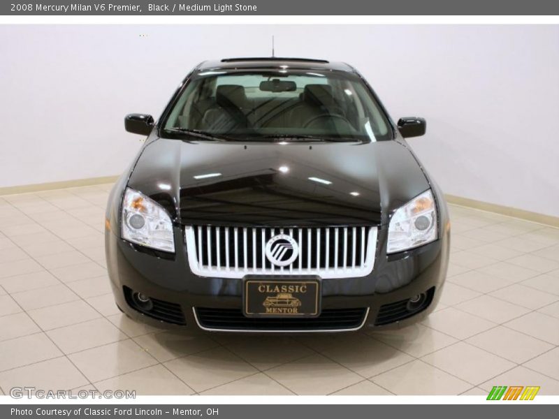 Black / Medium Light Stone 2008 Mercury Milan V6 Premier