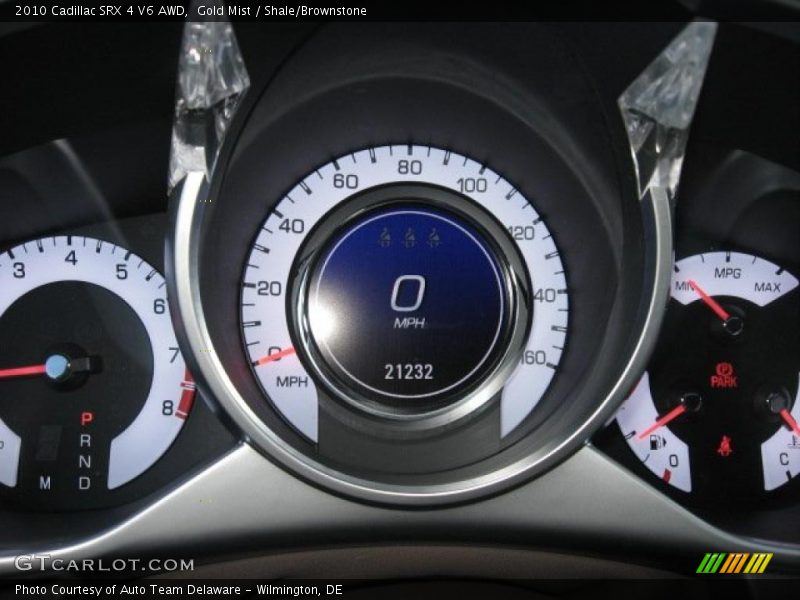 Gold Mist / Shale/Brownstone 2010 Cadillac SRX 4 V6 AWD