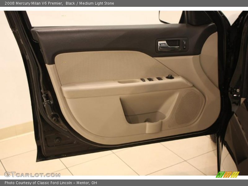 Black / Medium Light Stone 2008 Mercury Milan V6 Premier