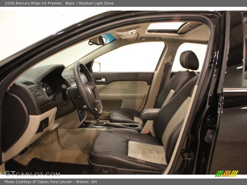 Black / Medium Light Stone 2008 Mercury Milan V6 Premier