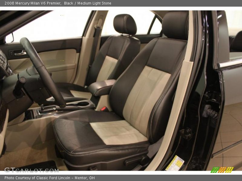 Black / Medium Light Stone 2008 Mercury Milan V6 Premier