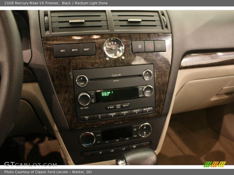 Black / Medium Light Stone 2008 Mercury Milan V6 Premier