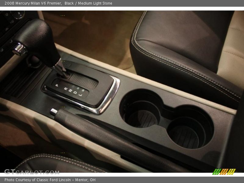 Black / Medium Light Stone 2008 Mercury Milan V6 Premier