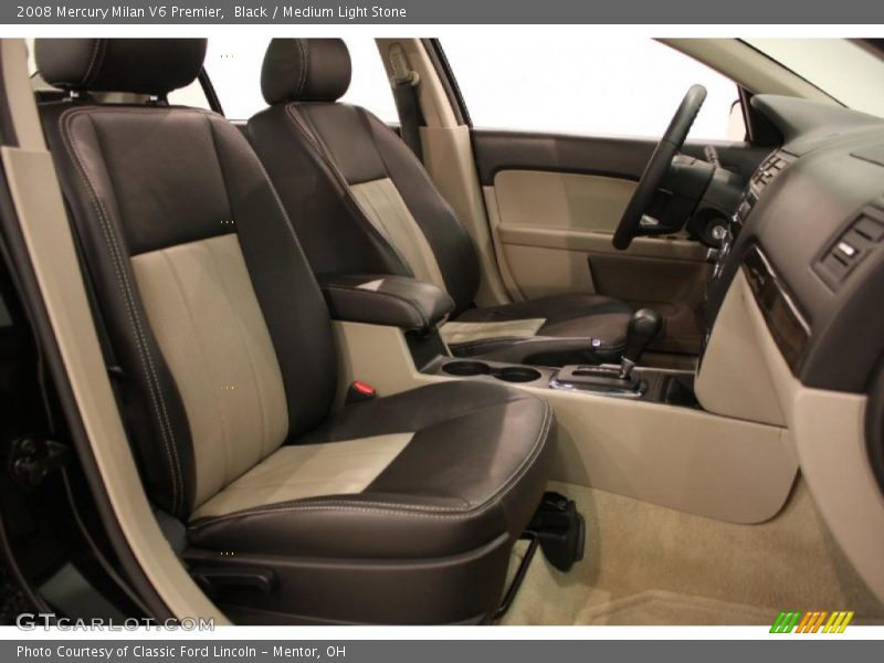 Black / Medium Light Stone 2008 Mercury Milan V6 Premier