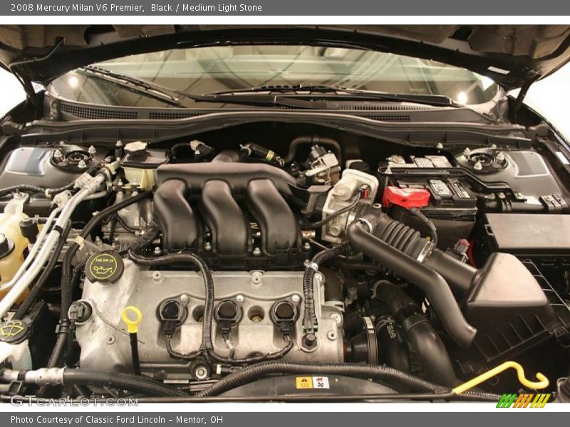 Black / Medium Light Stone 2008 Mercury Milan V6 Premier
