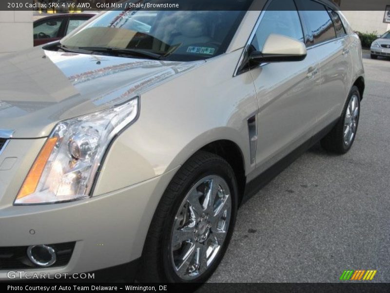 Gold Mist / Shale/Brownstone 2010 Cadillac SRX 4 V6 AWD
