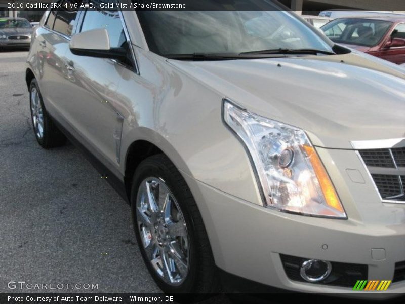 Gold Mist / Shale/Brownstone 2010 Cadillac SRX 4 V6 AWD