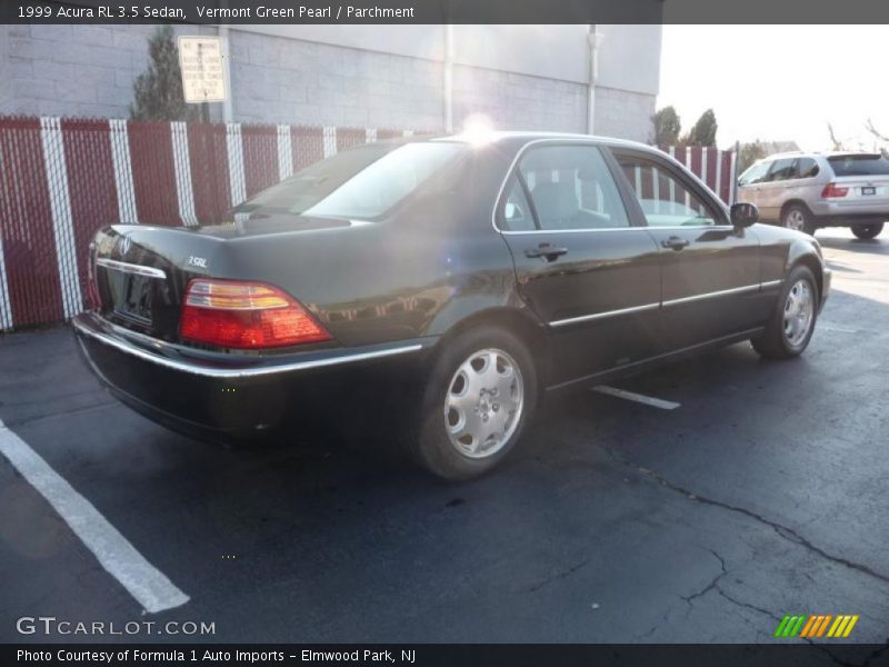Vermont Green Pearl / Parchment 1999 Acura RL 3.5 Sedan