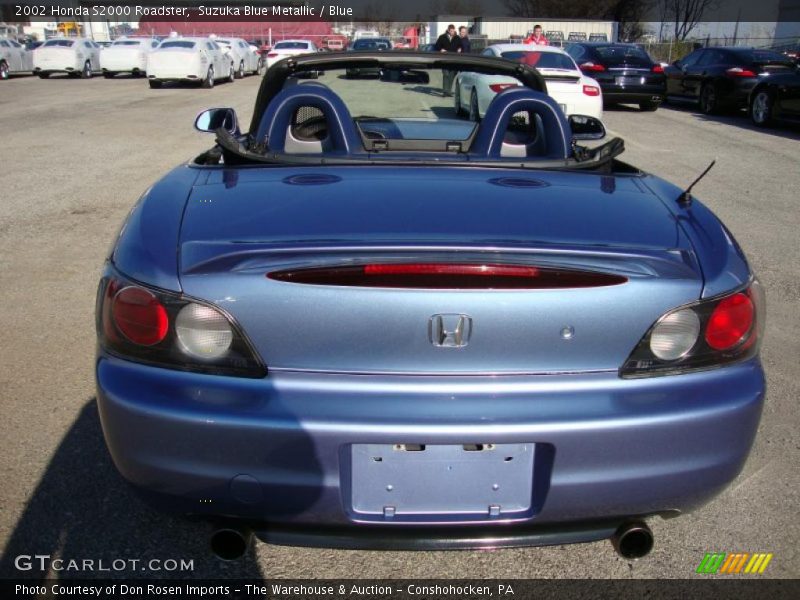 Suzuka Blue Metallic / Blue 2002 Honda S2000 Roadster