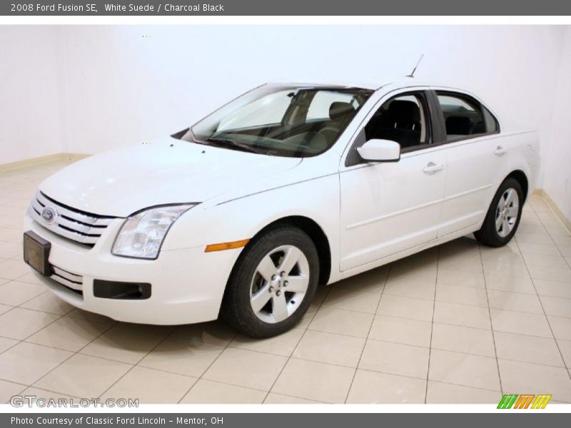 White Suede / Charcoal Black 2008 Ford Fusion SE