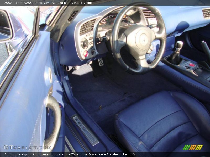 Suzuka Blue Metallic / Blue 2002 Honda S2000 Roadster