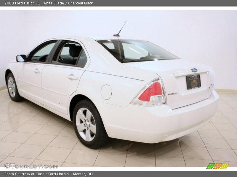 White Suede / Charcoal Black 2008 Ford Fusion SE