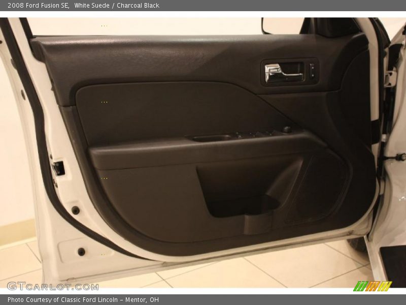 White Suede / Charcoal Black 2008 Ford Fusion SE
