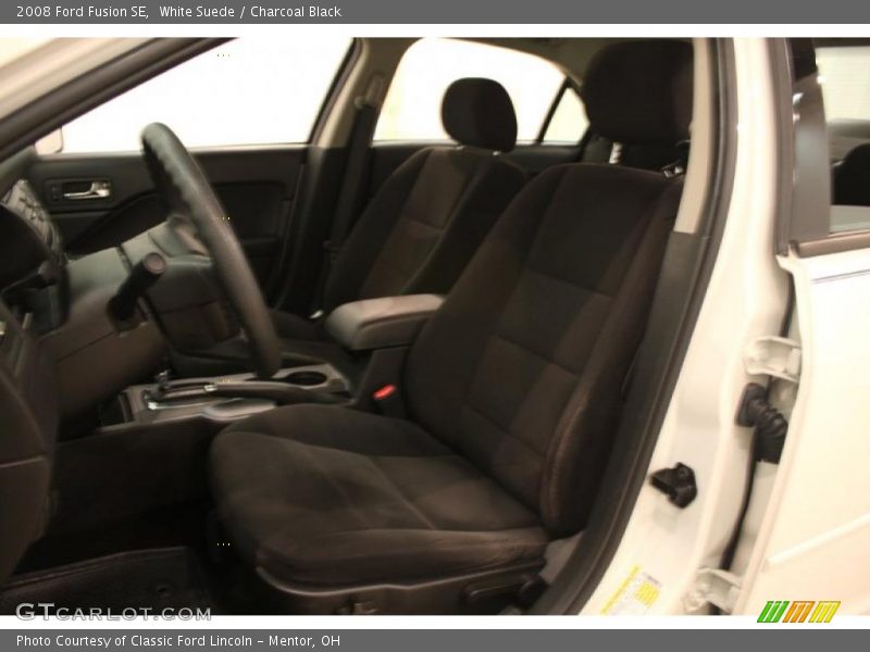 White Suede / Charcoal Black 2008 Ford Fusion SE