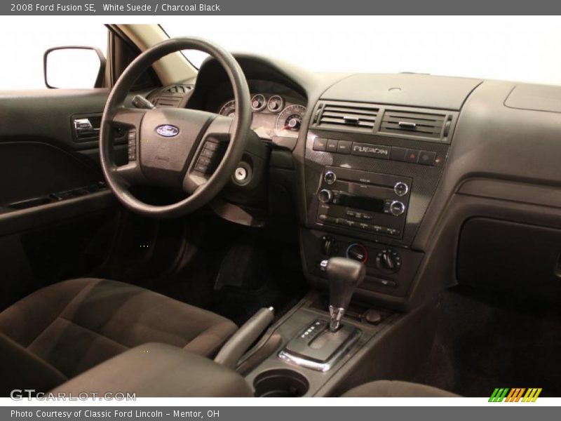 White Suede / Charcoal Black 2008 Ford Fusion SE