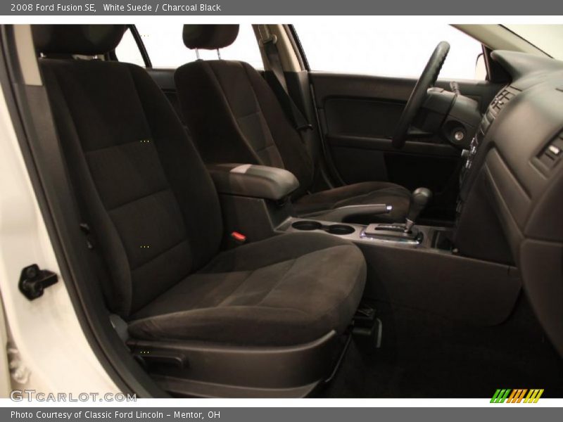 White Suede / Charcoal Black 2008 Ford Fusion SE