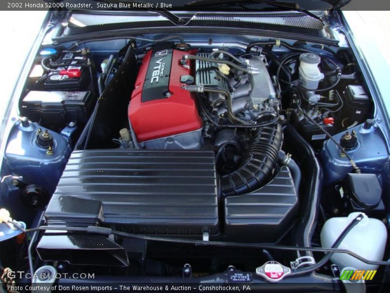  2002 S2000 Roadster Engine - 2.0 Liter DOHC 16-Valve VTEC 4 Cylinder