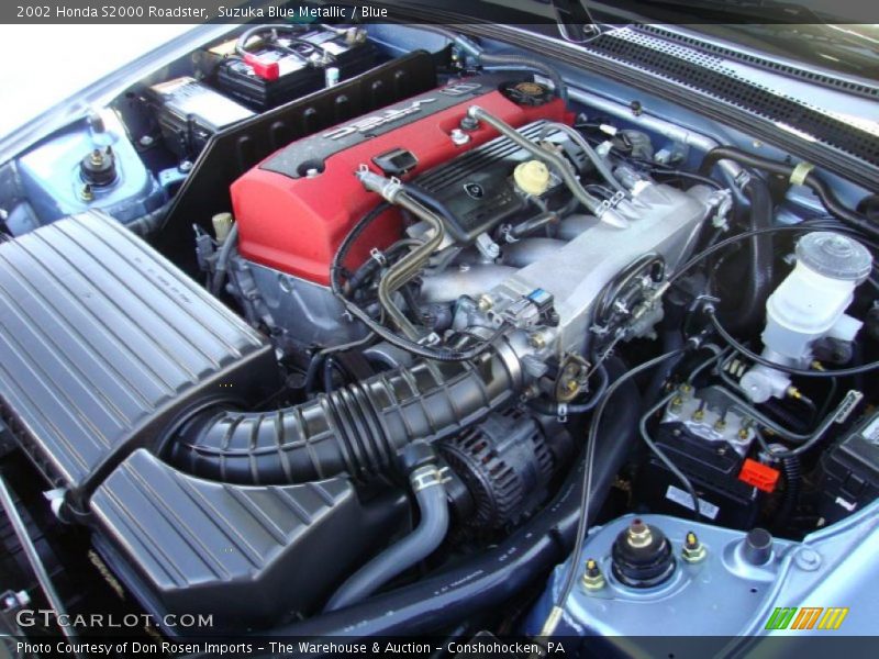 2002 S2000 Roadster Engine - 2.0 Liter DOHC 16-Valve VTEC 4 Cylinder