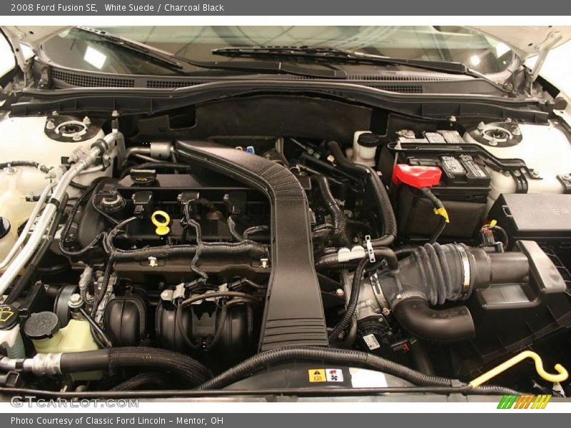 White Suede / Charcoal Black 2008 Ford Fusion SE