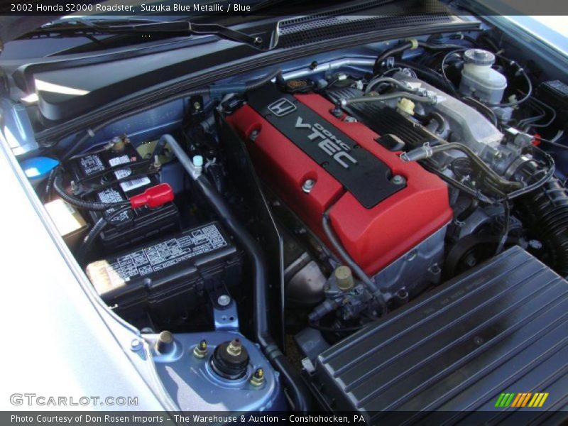  2002 S2000 Roadster Engine - 2.0 Liter DOHC 16-Valve VTEC 4 Cylinder