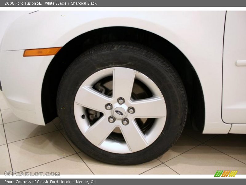 White Suede / Charcoal Black 2008 Ford Fusion SE