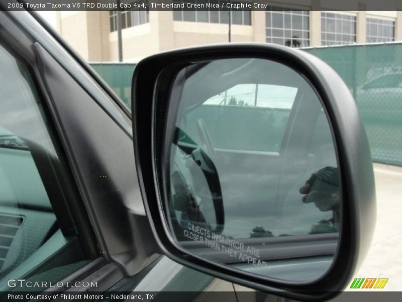 Timberland Green Mica / Graphite Gray 2009 Toyota Tacoma V6 TRD Double Cab 4x4