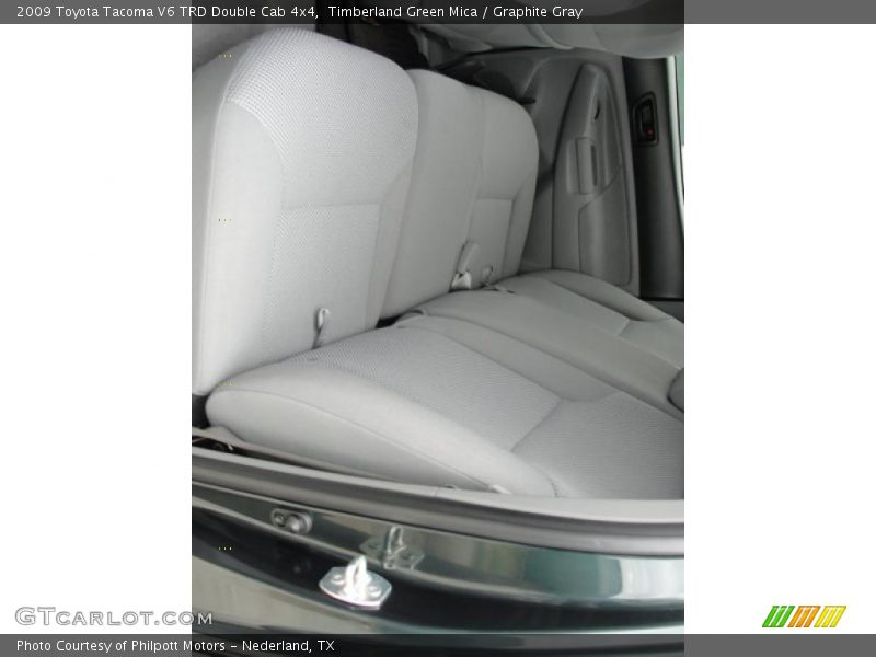 Timberland Green Mica / Graphite Gray 2009 Toyota Tacoma V6 TRD Double Cab 4x4